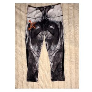 Orange Theory 3/4 Mesh leggings